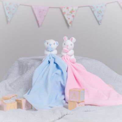 Mumbles Baby animal comforter with rattle MM700 Baby animal comforter with rattle Thumbnail
