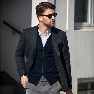 Phoenix – luxurious merino blend cardigan Thumbnail