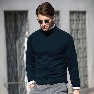 Chester – dressed merino blend roll neck Thumbnail