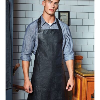 Premier Faux leather bib apron PR139 Faux leather bib apron Thumbnail