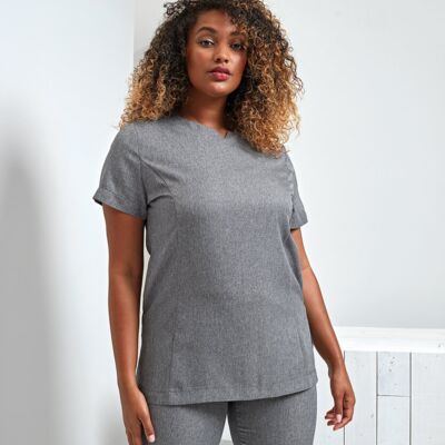 Viola 'linen look' cut neck beauty tunic Thumbnail