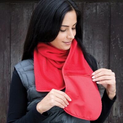 Result Winter Essentials Polartherm™ fleece scarf with zip pocket R100A Polartherm™ fleece scarf with zip pocket Thumbnail