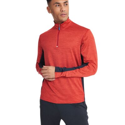 Rhino Jupiter mid-layer ¼ zip contrast performance top RH013 Jupiter mid-layer ¼ zip contrast performance top Thumbnail