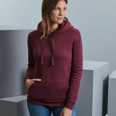Women's authentic melange hooded sweatshirt Thumbnail