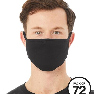 Bella + Canvas 2-ply reusable face mask (Pack of 72) BE951 2-ply reusable face mask (Pack of 72) Thumbnail