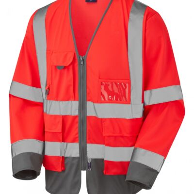 Hi Vis Long Sleeve Waist Coat WRAFTON S12  Hi Vis Long Sleeve Waist Coat WRAFTON Thumbnail