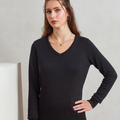 Premier Women's v-neck knitted sweater PR696 Women's v-neck knitted sweater Thumbnail