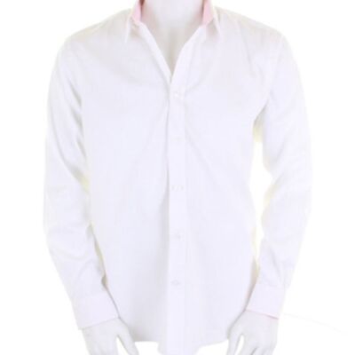 Kustom Kit Contrast premium Oxford shirt long sleeve KK189 Contrast premium Oxford shirt long sleeve Thumbnail