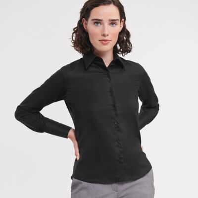 Russell Women's long sleeve ultimate non-iron shirt J956F Women's long sleeve ultimate non-iron shirt Thumbnail
