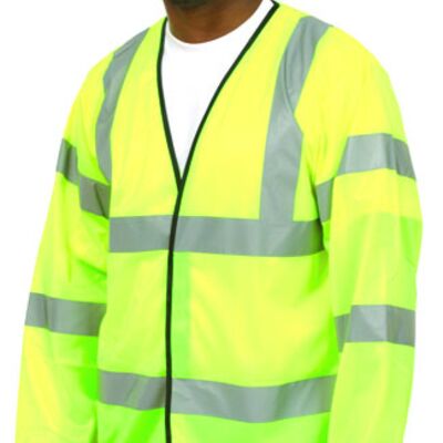 Long Sleeve Safety Waist Coat  Thumbnail