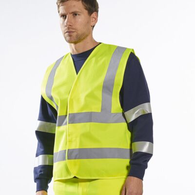 Portwest Hi-vis two band and brace vest (C470) PW002 Hi-vis two band and brace vest (C470) Thumbnail